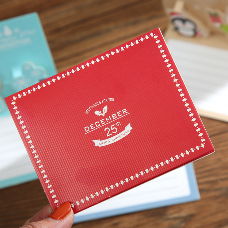 greeting card product custom christmas gift greeting card with envelope 